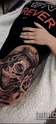 Фото тату в стиле Чикано — 05062017 — пример — 122 Tattoo in the style of Chicano