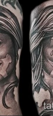 Фото тату в стиле Чикано — 05062017 — пример — 131 Tattoo in the style of Chicano