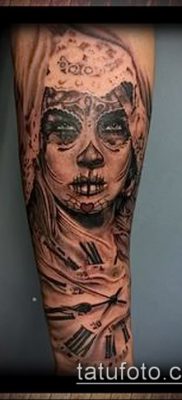 Фото тату в стиле Чикано — 05062017 — пример — 142 Tattoo in the style of Chicano