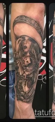 Фото тату в стиле Чикано — 05062017 — пример — 149 Tattoo in the style of Chicano