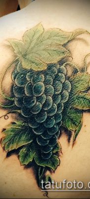 Фото тату виноград — 20062017 — пример — 016 Tattoo grapes_tatufoto.com
