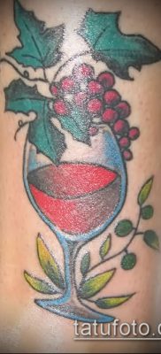 Фото тату виноград — 20062017 — пример — 068 Tattoo grapes_tatufoto.com