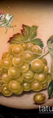 Фото тату виноград — 20062017 — пример — 084 Tattoo grapes_tatufoto.com