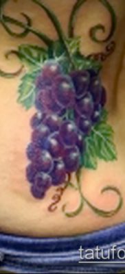 Фото тату виноград — 20062017 — пример — 096 Tattoo grapes_tatufoto.com