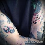 Фото тату игральные кости №957 - прикольный вариант рисунка, который легко можно использовать для переработки и нанесения как tattoo игральные кости