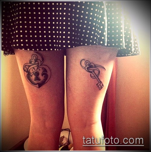 Фото тату ключ и замок — 07062017 — пример — 015 Photos tattoo key and lock