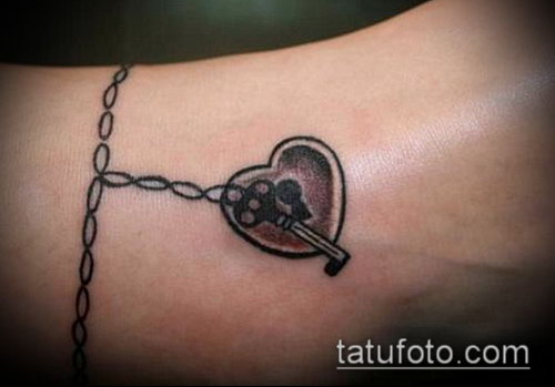 Фото тату ключ и замок — 07062017 — пример — 019 Photos tattoo key and lock