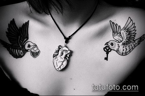Фото тату ключ и замок — 07062017 — пример — 030 Photos tattoo key and lock