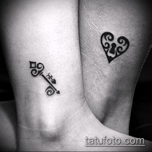 Фото тату ключ и замок — 07062017 — пример — 039 Photos tattoo key and lock