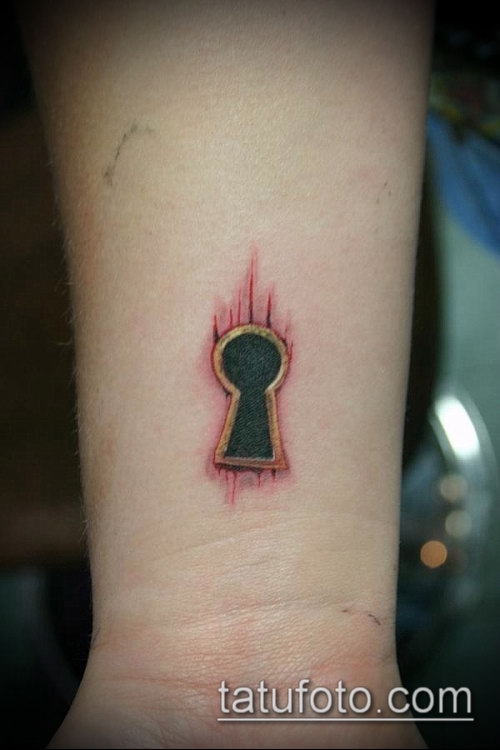 Фото тату ключ и замок — 07062017 — пример — 043 Photos tattoo key and lock._89