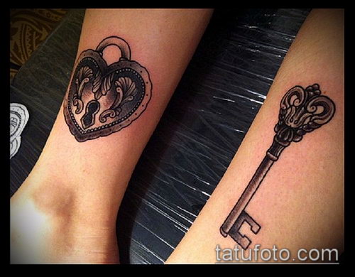 Фото тату ключ и замок — 07062017 — пример — 045 Photos tattoo key and lock._25