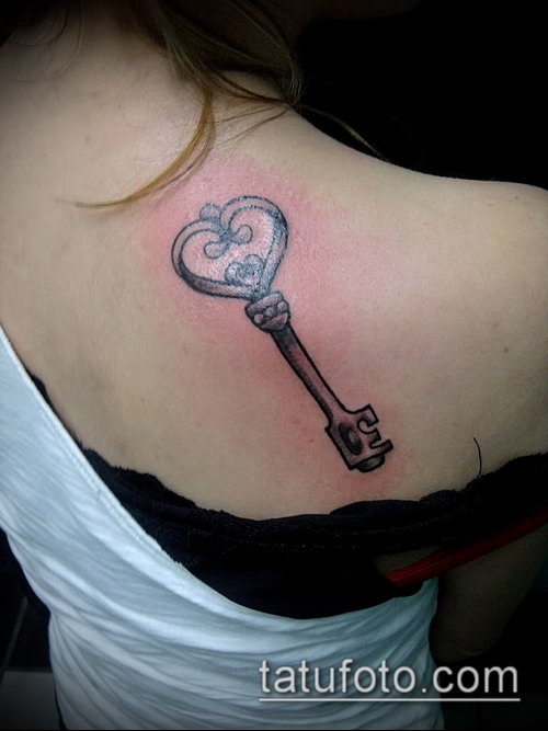 Фото тату ключ и замок — 07062017 — пример — 048 Photos tattoo key and lock._196