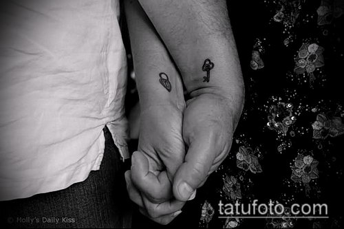 Фото тату ключ и замок — 07062017 — пример — 054 Photos tattoo key and lock.com_105