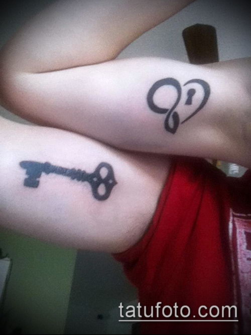 Фото тату ключ и замок — 07062017 — пример — 060 Photos tattoo key and lock.com_101