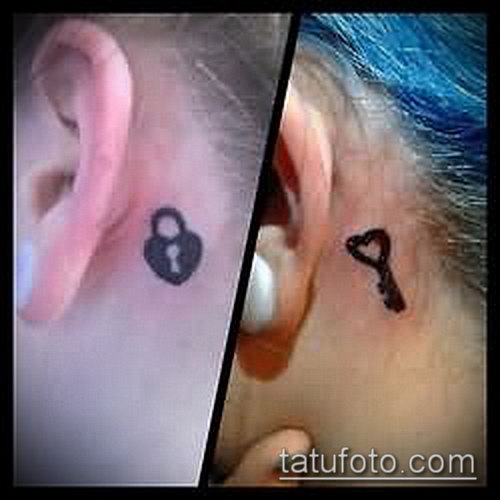 Фото тату ключ и замок — 07062017 — пример — 061 Photos tattoo key and lock