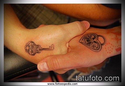 Фото тату ключ и замок — 07062017 — пример — 063 Photos tattoo key and lock