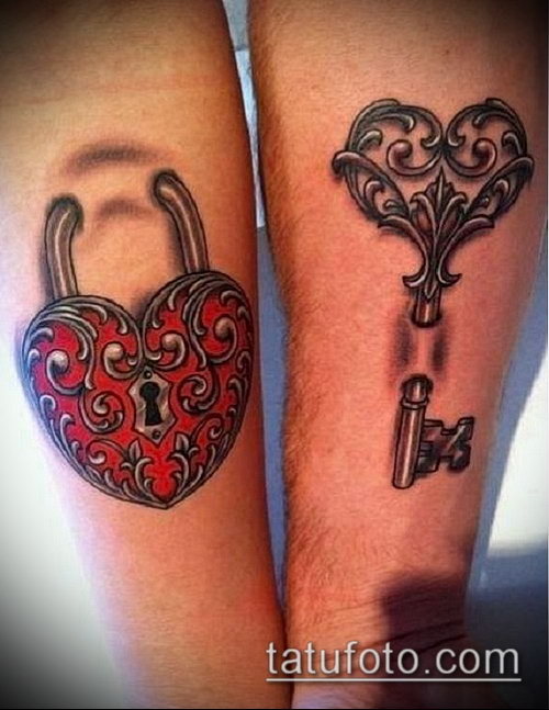 Фото тату ключ и замок — 07062017 — пример — 076 Photos tattoo key and lock._6
