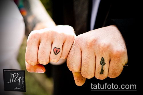 Фото тату ключ и замок — 07062017 — пример — 088 Photos tattoo key and lock.com_149