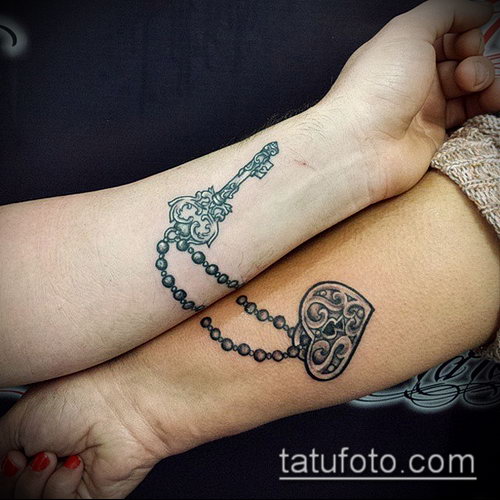 Фото тату ключ и замок — 07062017 — пример — 096 Photos tattoo key and lock