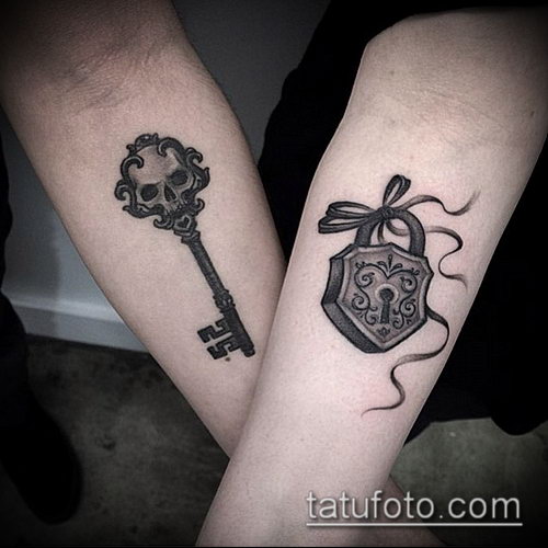 Фото тату ключ и замок — 07062017 — пример — 099 Photos tattoo key and lock