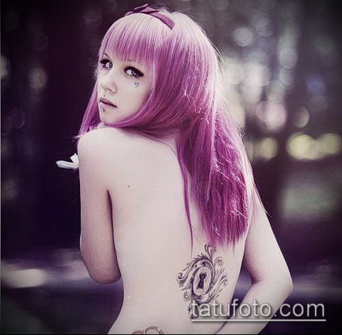 Фото тату ключ и замок — 07062017 — пример — 112 Photos tattoo key and lock