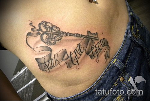 Фото тату ключ и замок — 07062017 — пример — 117 Photos tattoo key and lock._194