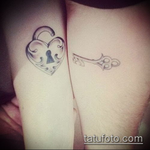 Фото тату ключ и замок — 07062017 — пример — 138 Photos tattoo key and lock
