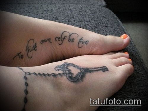 Фото тату ключ и замок — 07062017 — пример — 147 Photos tattoo key and lock