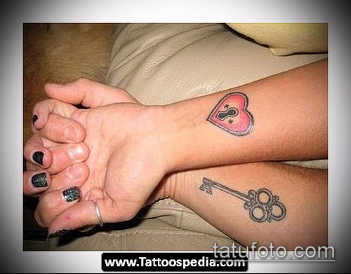 Фото тату ключ и замок — 07062017 — пример — 175 Photos tattoo key and lock
