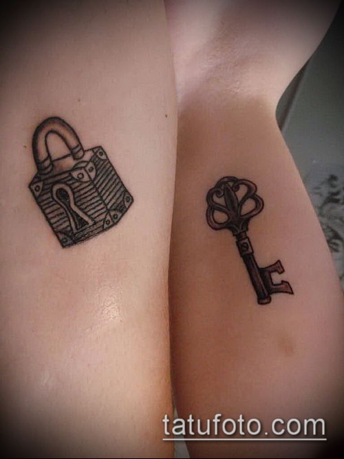 Фото тату ключ и замок — 07062017 — пример — 180 Photos tattoo key and lock.com_119