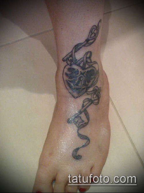 Фото тату ключ и замок — 07062017 — пример — 183 Photos tattoo key and lock
