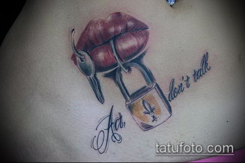 Фото тату ключ и замок — 07062017 — пример — 186 Photos tattoo key and lock