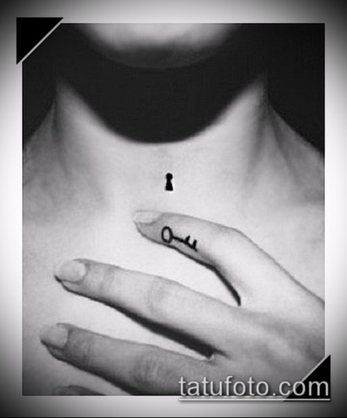 Фото тату ключ и замок — 07062017 — пример — 196 Photos tattoo key and lock