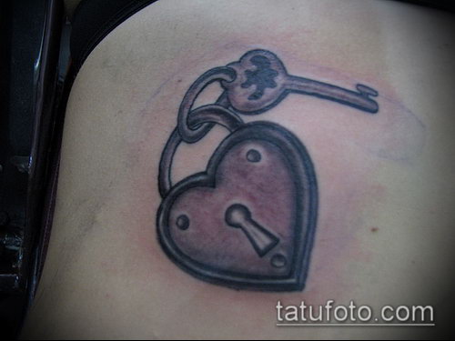 Фото тату ключ и замок — 07062017 — пример — 205 Photos tattoo key and lock