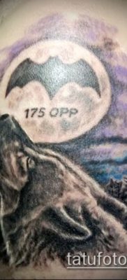 Фото тату летучая мышь в армии — 06062017 — пример — 009 Tattoo bat in the army
