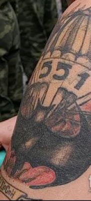 Фото тату летучая мышь в армии — 06062017 — пример — 013 Tattoo bat in the army
