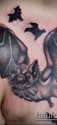Фото тату летучая мышь в армии — 06062017 — пример — 014 Tattoo bat in the army