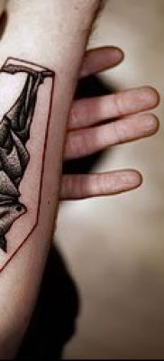 Фото тату летучая мышь в армии — 06062017 — пример — 020 Tattoo bat in the army