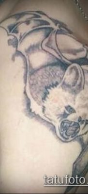 Фото тату летучая мышь в армии — 06062017 — пример — 028 Tattoo bat in the army