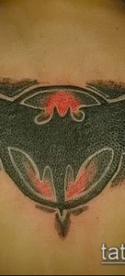 Фото тату летучая мышь в армии — 06062017 — пример — 032 Tattoo bat in the army