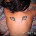 тату на спине №508 - достойный вариант рисунка, который удачно можно использовать для доработки и нанесения как тату на спине крылья