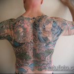 тату на спине №171 - достойный вариант рисунка, который удачно можно использовать для доработки и нанесения как тату на спине маленькие