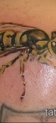 Фото тату оса насекомое — мехенди — 12062017 — пример — 010 Tatu wasp insect