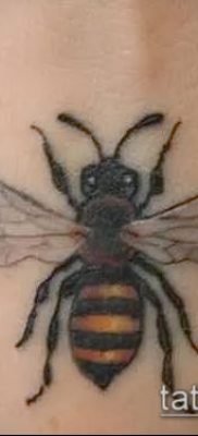 Фото тату оса насекомое — мехенди — 12062017 — пример — 015 Tatu wasp insect