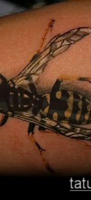Фото тату оса насекомое — мехенди — 12062017 — пример — 025 Tatu wasp insect