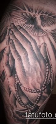 Фото тату руки молитва — 12062017 — пример — 002 Tattoo hands prayer