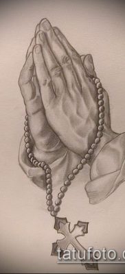 Фото тату руки молитва — 12062017 — пример — 003 Tattoo hands prayer