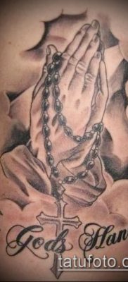 Фото тату руки молитва — 12062017 — пример — 018 Tattoo hands prayer