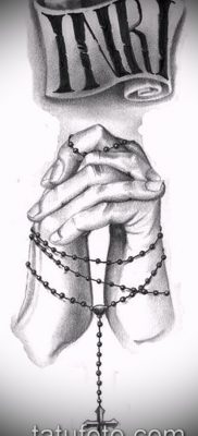 Фото тату руки молитва — 12062017 — пример — 021 Tattoo hands prayer