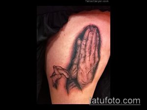 Фото тату руки молитва - 12062017 - пример - 039 Tattoo hands prayer